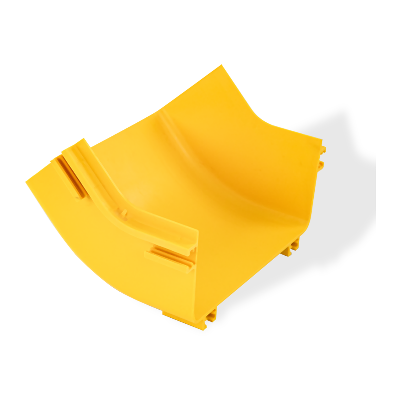 Fiber kablo tepsisi dahili yükseltici 45 derece
